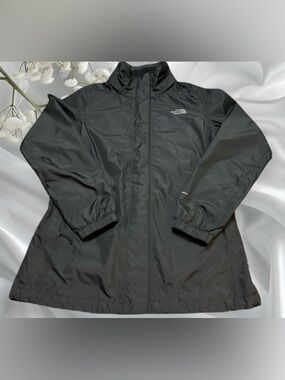 The North Face Women’s Windbreaker Black Rain Shell Jacket SP